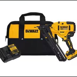DeWALT 20V MAX XR Cordless Finish Nailer Kit