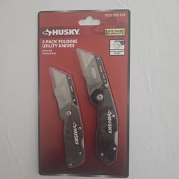 Husky 2-Pack Folding Utility Knives