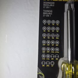 Klein Tools 27-in-1 Multi-Bit Tamperproof Screwdriver